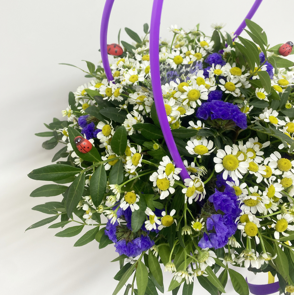 Букет Полевые цветы в сумочке