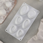 Форма для муссовых пирожных "Гравье" 26,5*14,5 см 6 ячеек