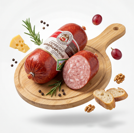 Сервелат Швейцарский в/к, Мясной дом Ивановых