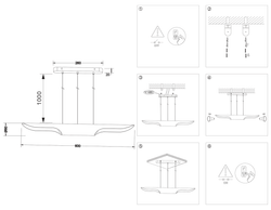 Ambrella Светильник подвесной со сменной лампой E27 Techno TN5157