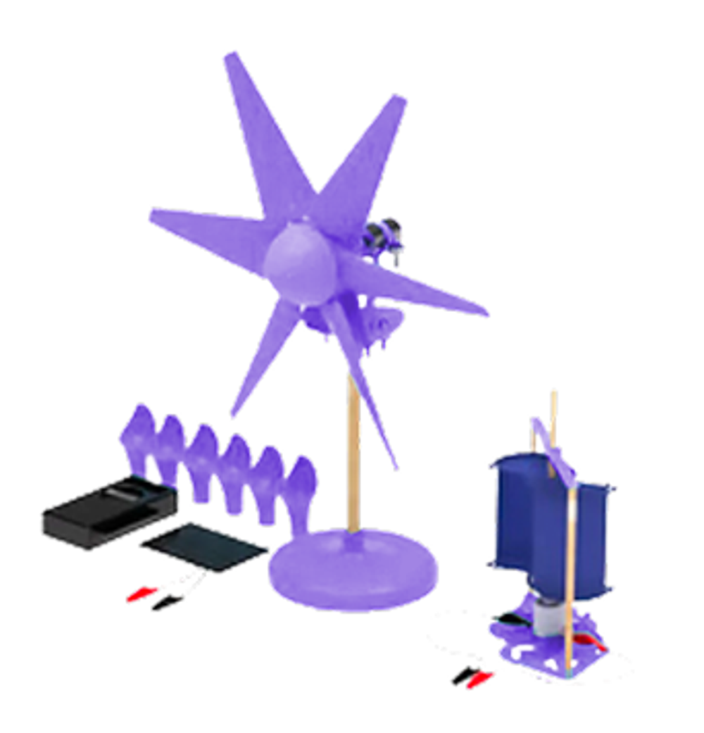 Гибридная система ветра и солнца - 50 Wind 50 Solar50 Wind 50 Solar (EcoPower Edu Kit)