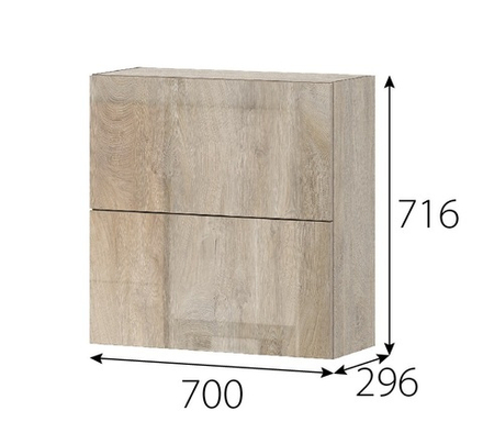 Этна J-ЭЛ Шкаф навесной 700мм