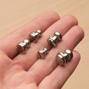 Кобурная кнопка стальная на винте