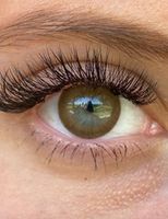 Шоколадные цветные линзы Marquise Latte / Шоколадные цветные линзы ( шоколадный ободок ) для темных и светлых глаз / 12 месяцев