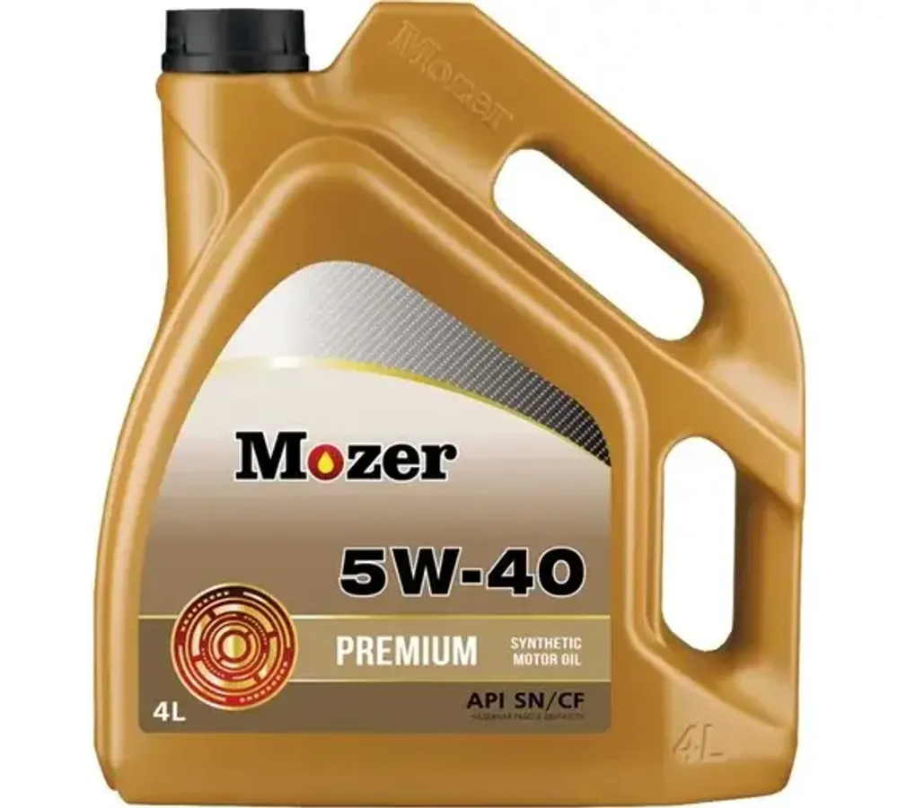 Масло Mozer Premium 5W40 SN/CF A3/B4 (4л) синтетика