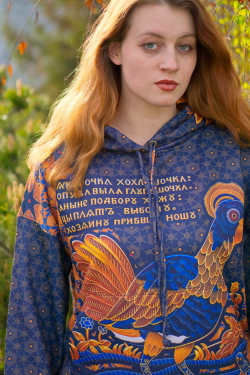 Худи «Петушок и курочка» (серия "Русский лубок")