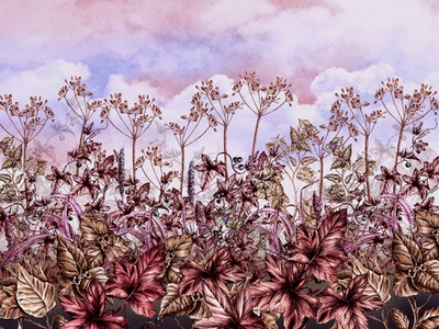 Дизайнерские обои Wall Street Botanica