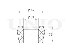 Втулка заднего амортизатора UNIO RMP-10268