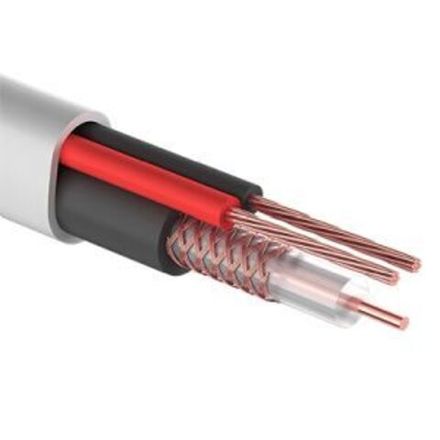 Кабель КВК-В-2+2x0,50 мм² (Cu/CCA) (96) белый (бухта 200 м) PROconnect