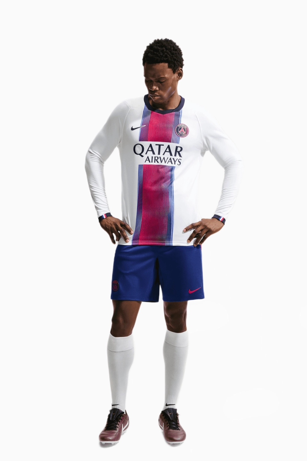 Футболка с длинными рукавами Nike PSG 26/27 Away Stadium - белый