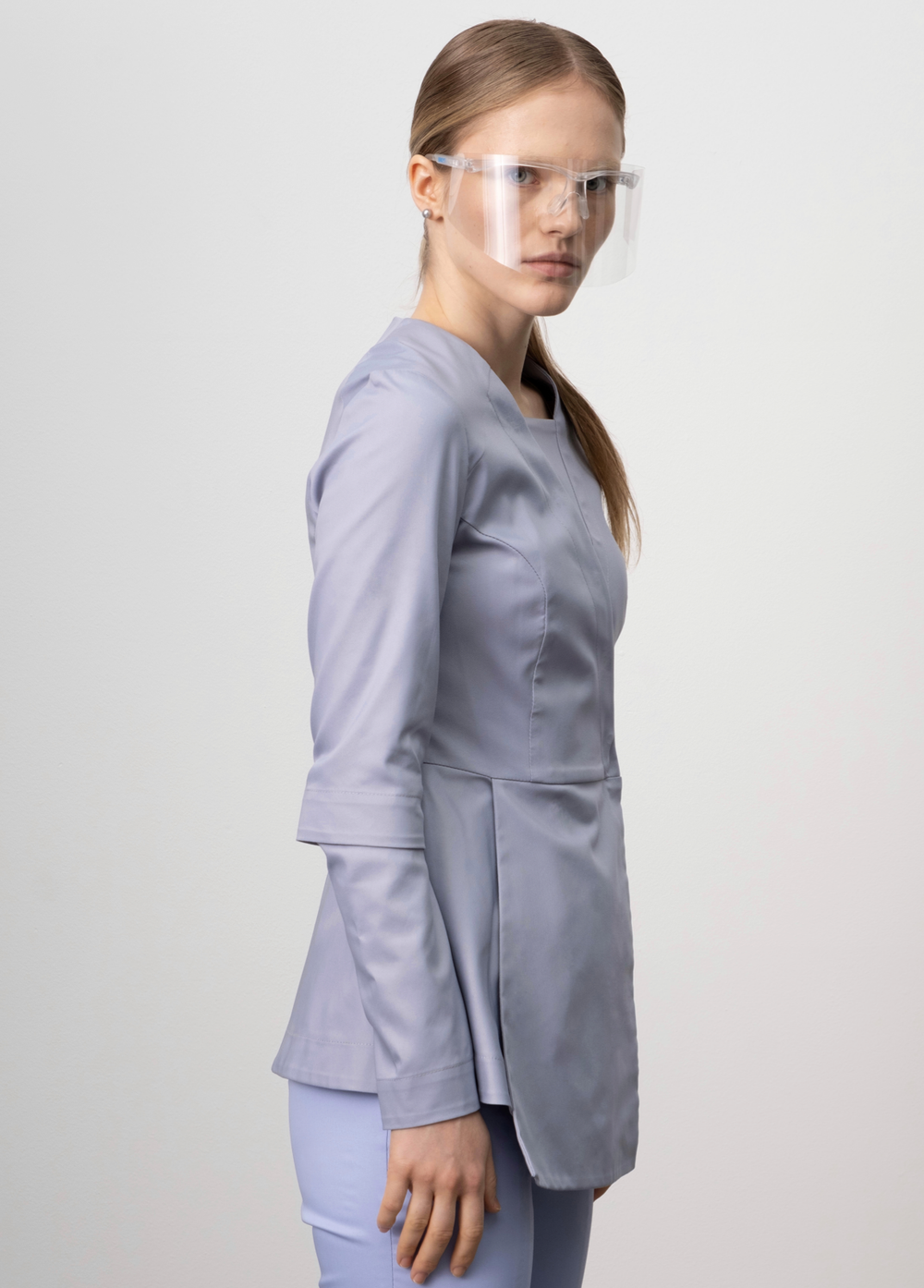 Медицинский жакет с двойным рукавом