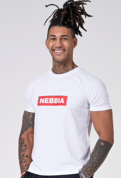 Мужская футболка Nebbia Men`s T-Shirt 593 White
