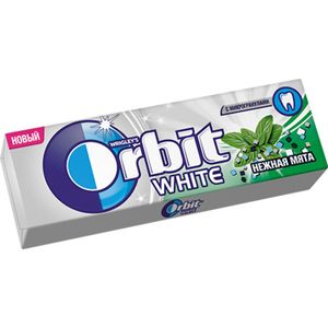 ЖЕВАТЕЛЬНАЯ РЕЗИНКА ORBIT SPEARMINT 13,6ГР