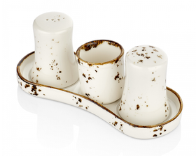 Набор/д специй 4 предмета "Elegance" фарфор By Bone