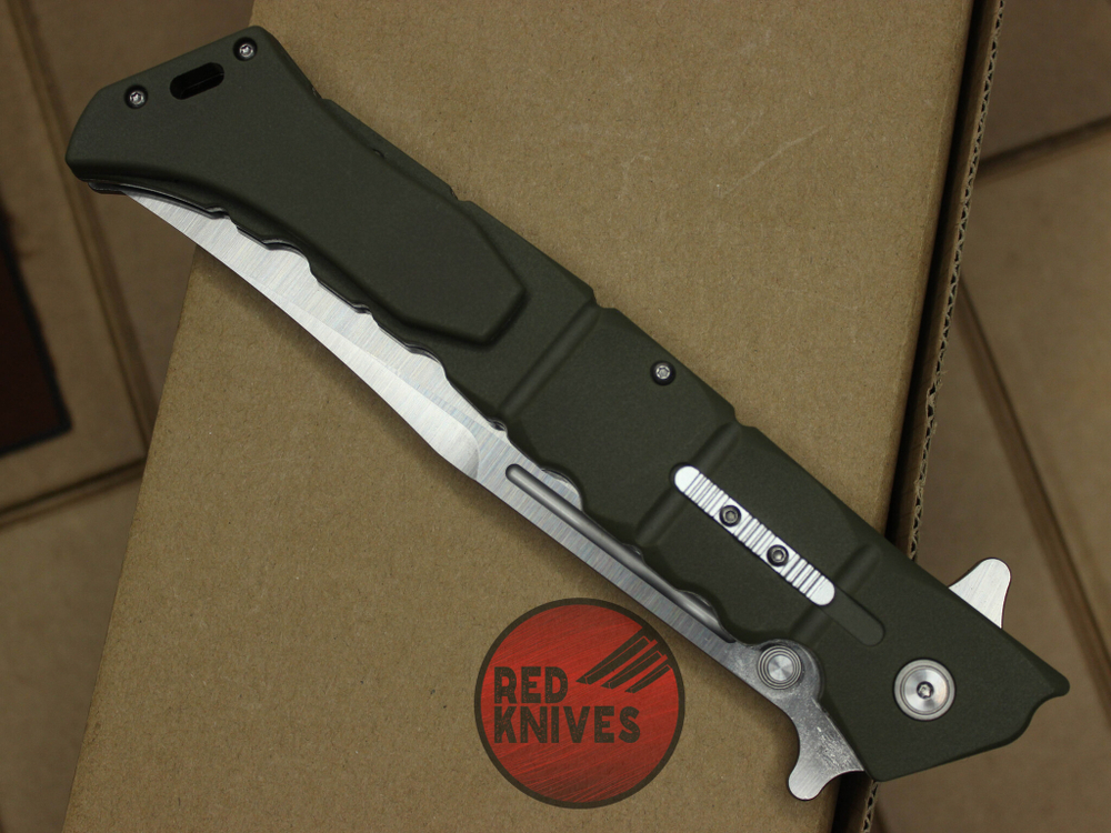 Нож Cold Steel Luzon XL - зеленая рукоять, клинок сатин