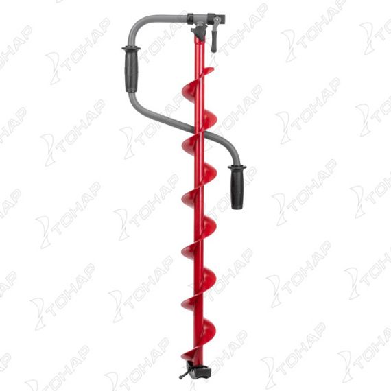 Ледобур BURAN 100R правое вращение, цельнотянутый шнек (LB-100R) Тонар