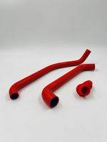 Патрубки регулятора холостого хода (РХХ) УАЗ Патриот, Хантер ЗМЗ-409 силикон 3 шт красные