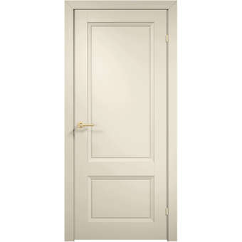 Межкомнатная дверь эмаль Дверцов Модена 2 цвет жемчужно-белый RAL 1013 глухая