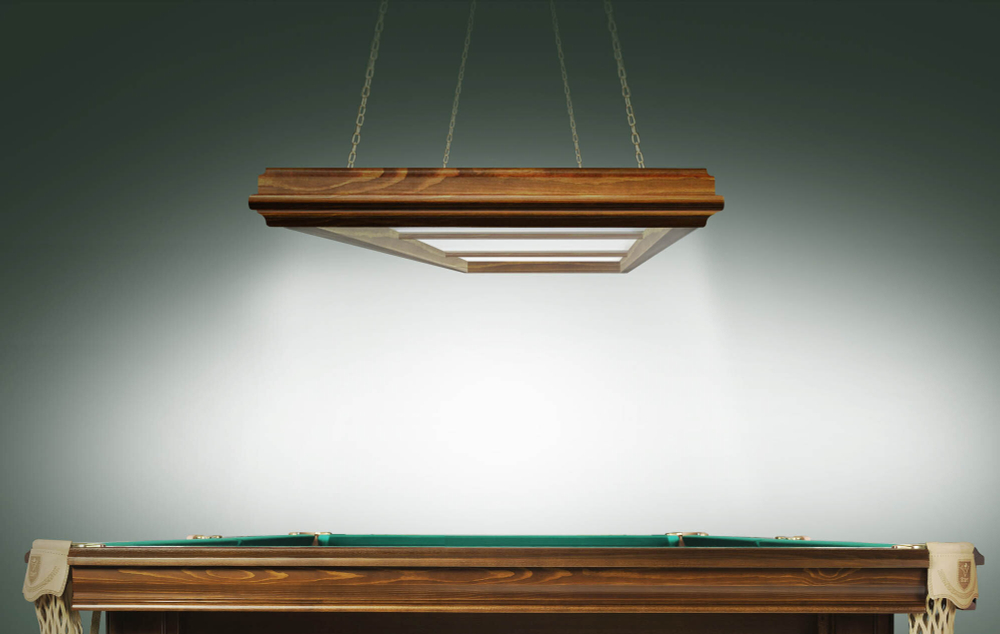 Лампа Evolution 3 секции ясень (ширина 600) (№4,фурнитура золото)