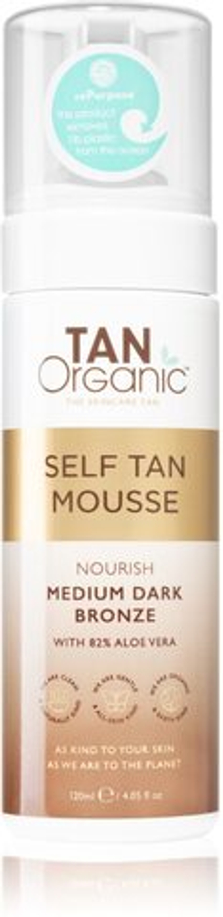 TanOrganic The Skincare Tan - пена для автозагара /  Medium Dark Bronze 120  ml  / GTIN 5391521780454