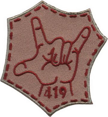 Нашивка "419 это круто!"