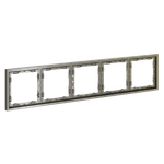 Рамка пластиковая VOLTUM S70 на 5 постов, (шелк)