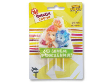 Свеча д/торта Фиксики С ДР/G
