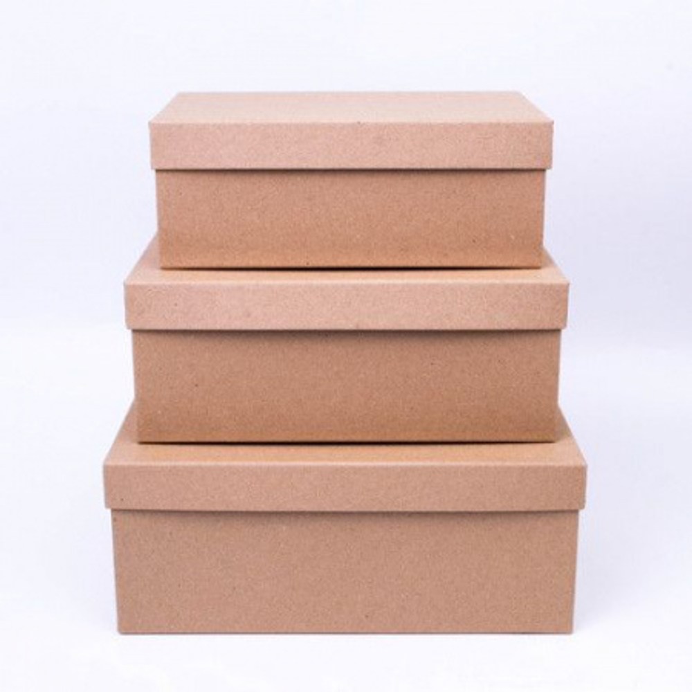 Коробка Прямоугольник 21*13*8см(голубой,камень,крафт)