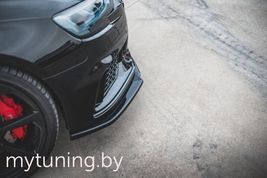 Сплиттер бампера переднего для AUDI RS3 8V Limousine / Sportback рестайлинг (17-...)