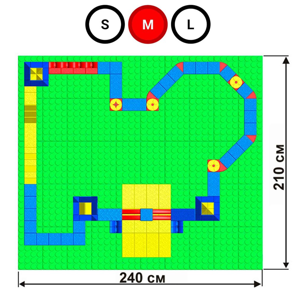 Набор 10": Замок на платформе