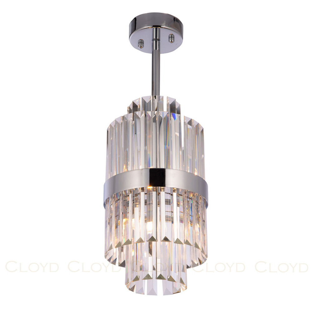 Подвесной светильник Cloyd BROTIGAN-A P4 / Ø20 см - хром (арт.10558)