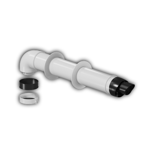 Комплект коаксиального дымохода Federica Bugatti 80/125 L750мм для конденсационных котлов