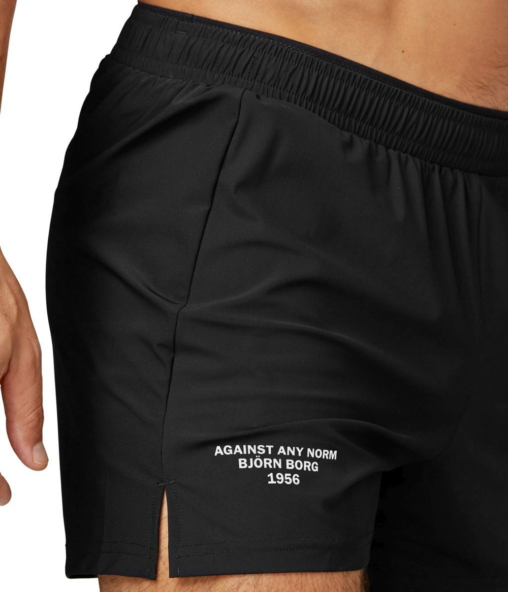 Мужские теннисные шорты Björn Borg Stockholm Shorts 4' M - black beauty