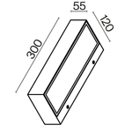 Уличный настенный светильник Outdoor O428WL-L10W3K