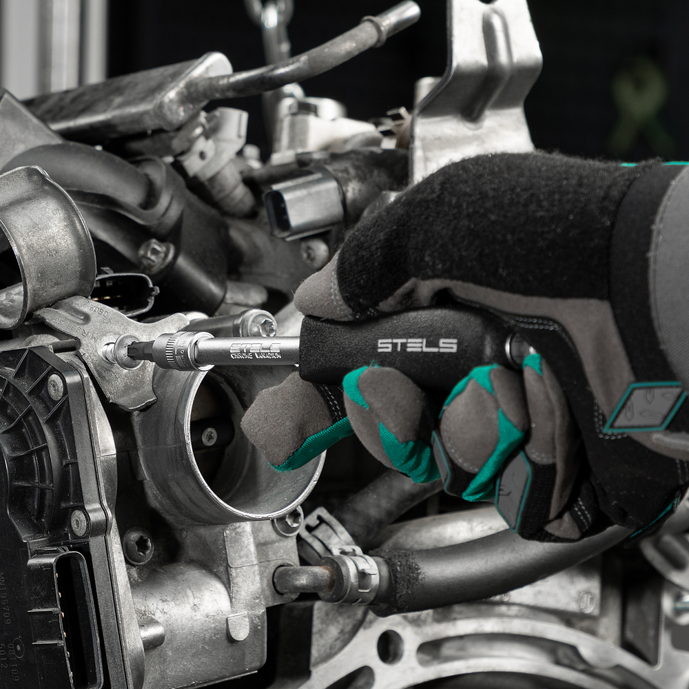 Набор инструментов, 1/4", CrV, пластиковый кейс 29 предметов Stels