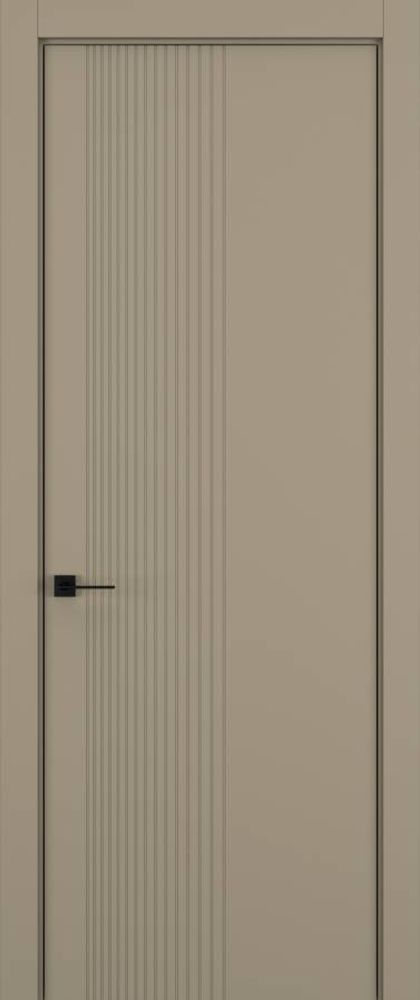 Дверь 7 VERTICAL Матовый Серо-бежевый