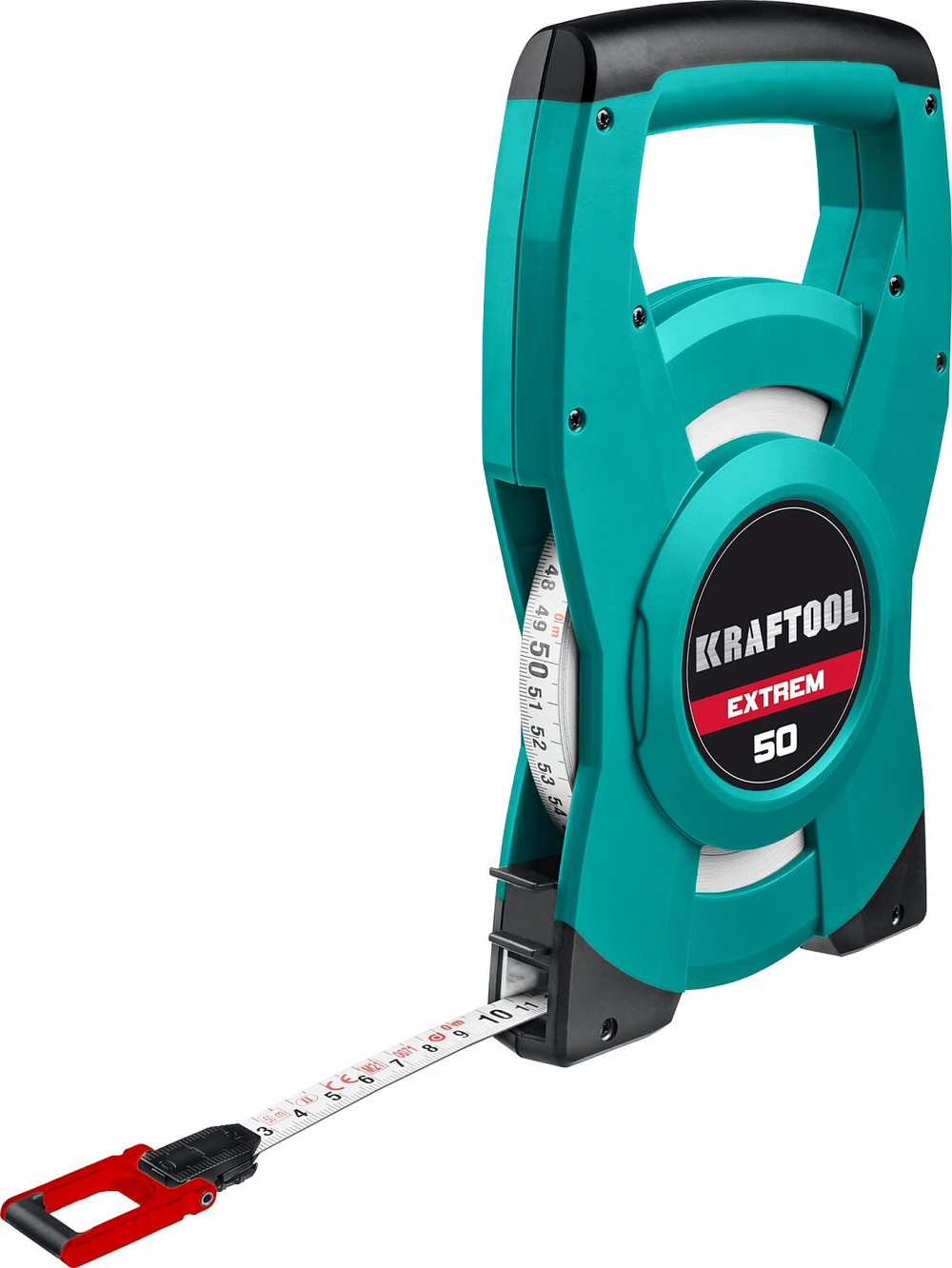 KRAFTOOL 50 м, геодезическая стальная мерная лента (34185-50)