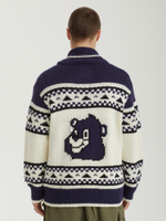 Мужской Свитер Bear Zip-up Cowichan