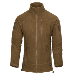 ALPHA TACTICAL Jacket - Grid Fleece - Coyote