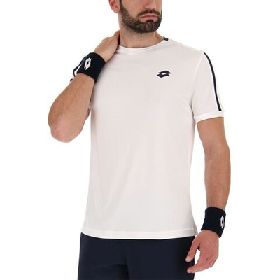 Футболка мужская теннисная Lotto Squadra II Tee PL - bright white