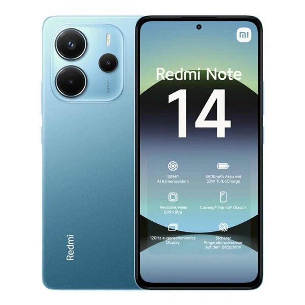 Смартфон Redmi Note 14 8/128Gb Ocean Blue