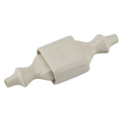 Розетка ЭРА R2 кабельная без заземления 10A прямой ввод белая