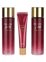 The Saem Антивозрастной уходовый набор Royal Natural 24K Collagen Skin Care Сет 3