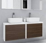 Модуль подвесной, открытый, под раковину БРУК 60 Дуб ФЕРРЕРО