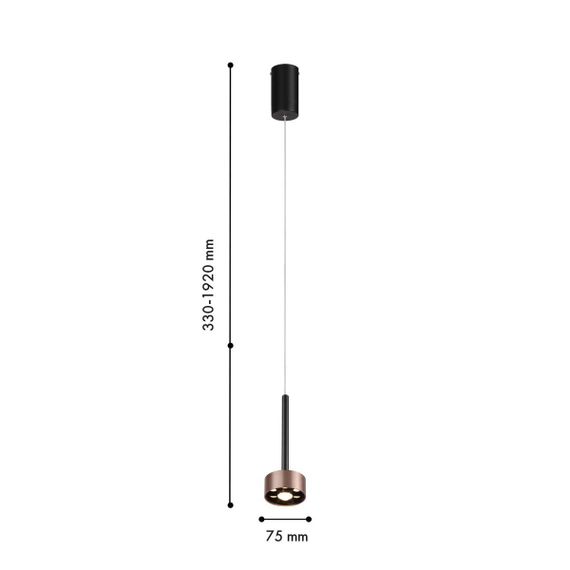 Подвесной светодиодный светильник Favourite Skive 4319-1P