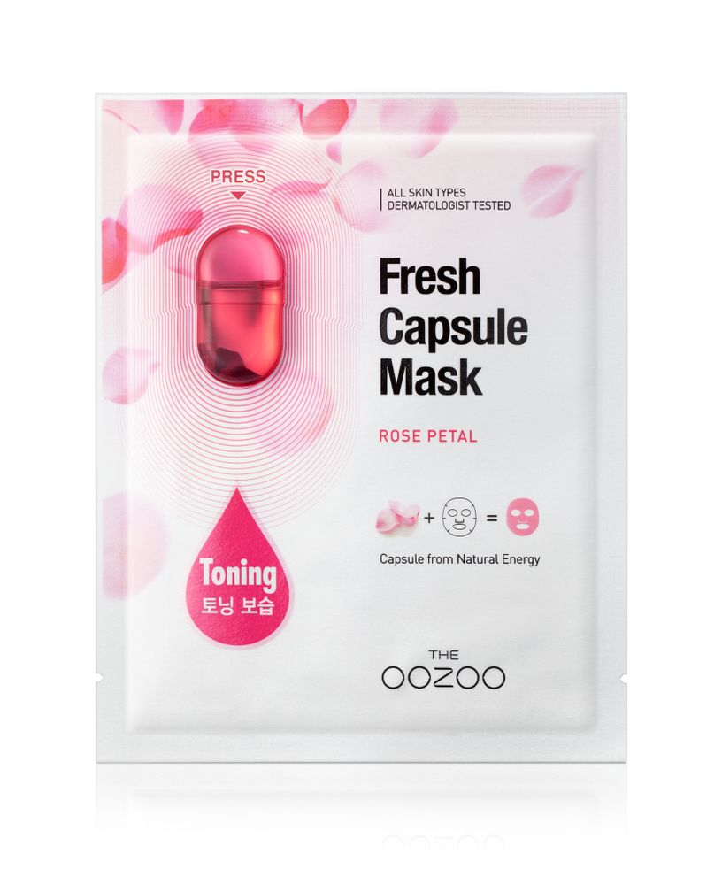 THE OOZOO Fresh Capsule Mask Rose Petals