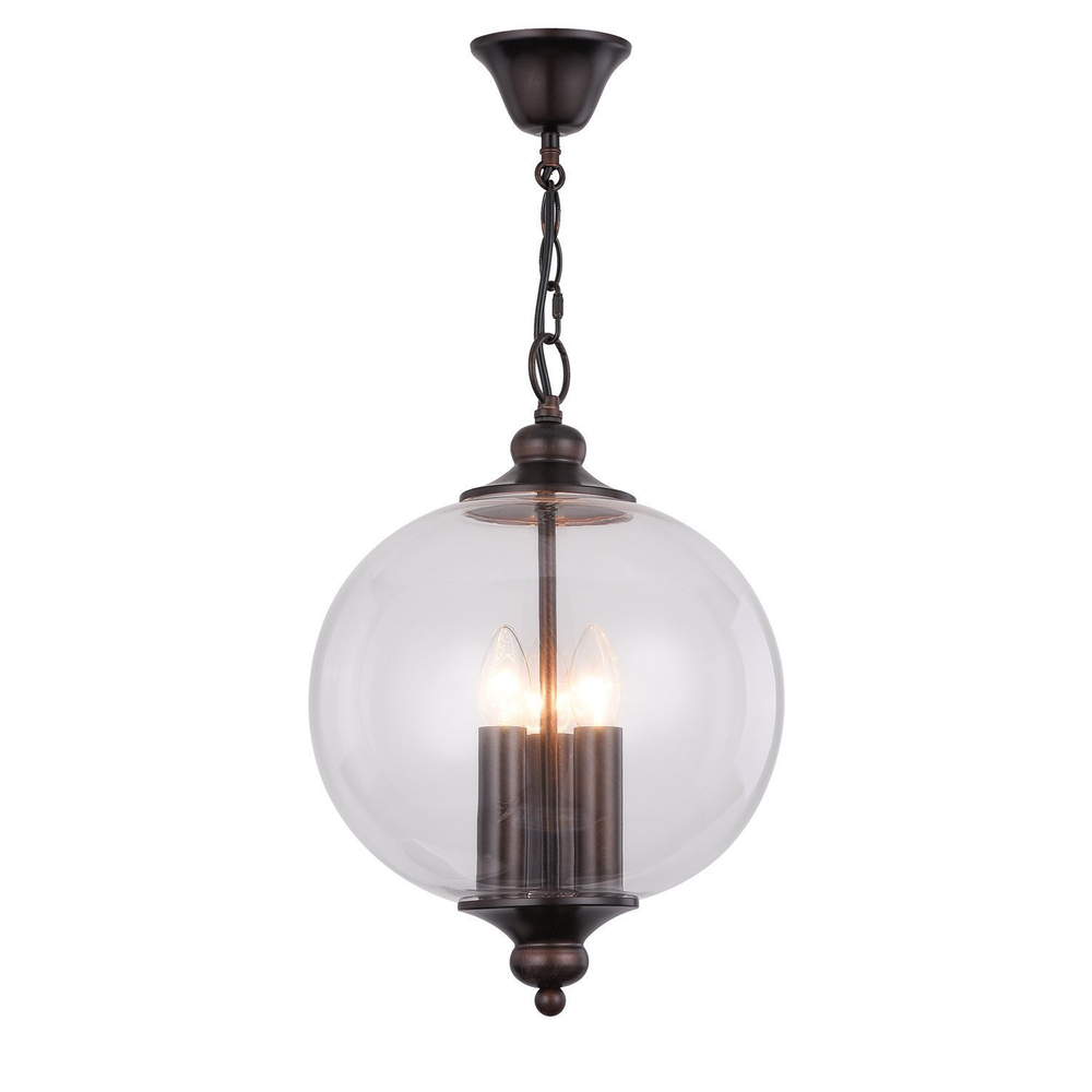 SL362.303.03 Светильник подвесной ST-Luce Черный/Прозрачный E14 3*60W