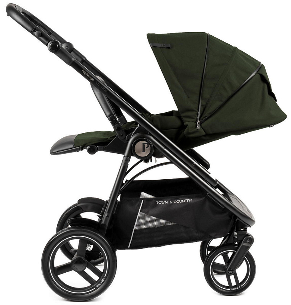 Коляска 2 в 1 Peg Perego Veloce TC Culla Grande Green