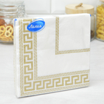 Салфетки 33*33см 20 листов 2-слойные "Меандр"