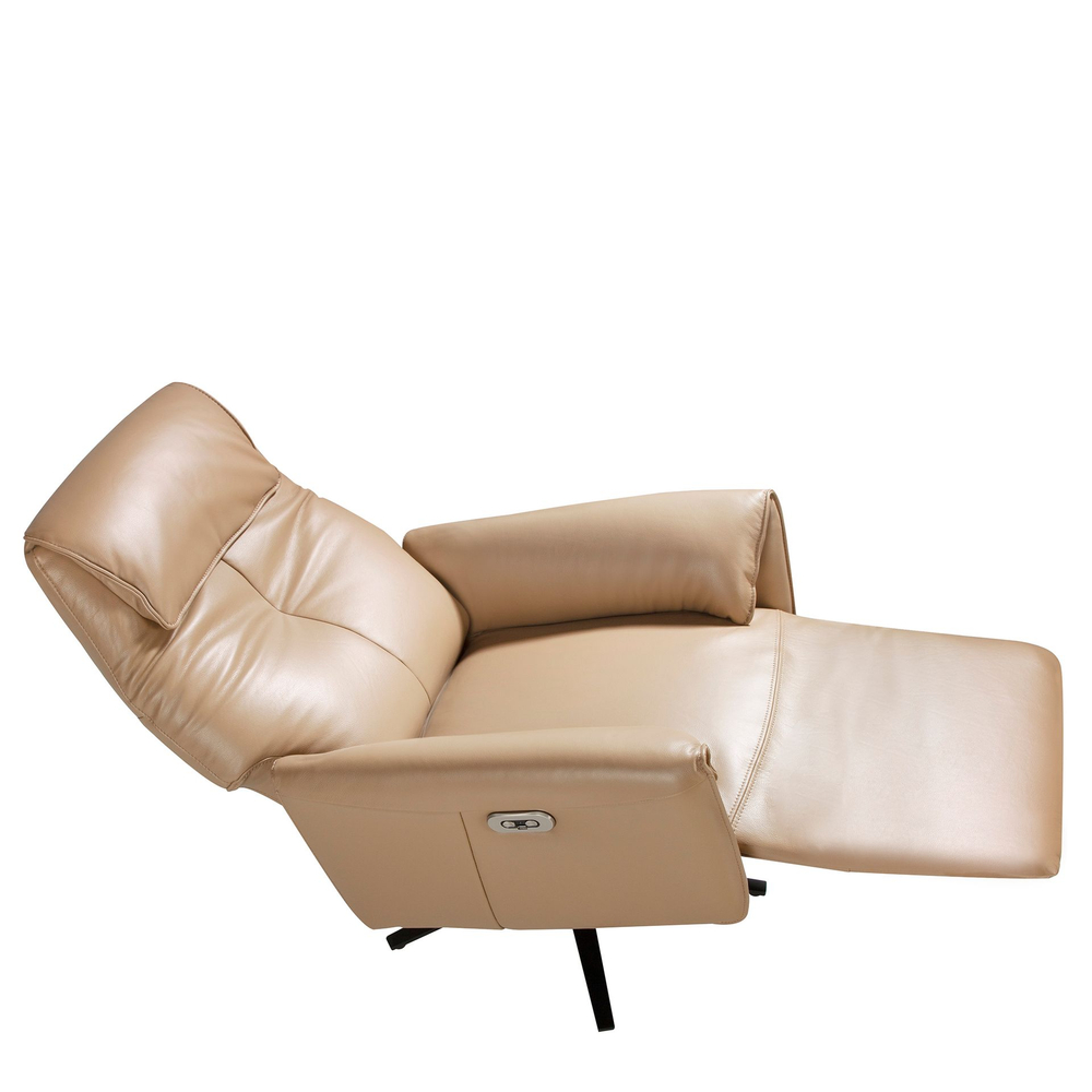 Вращающееся кресло Angel Cerda Double Relax/ 5086 с кожаной обивкой